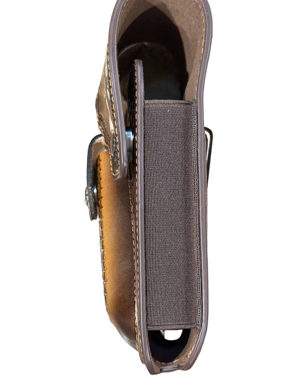 Leather Cellphone Holster w/ Knife Holder – Saint Jude Western Style