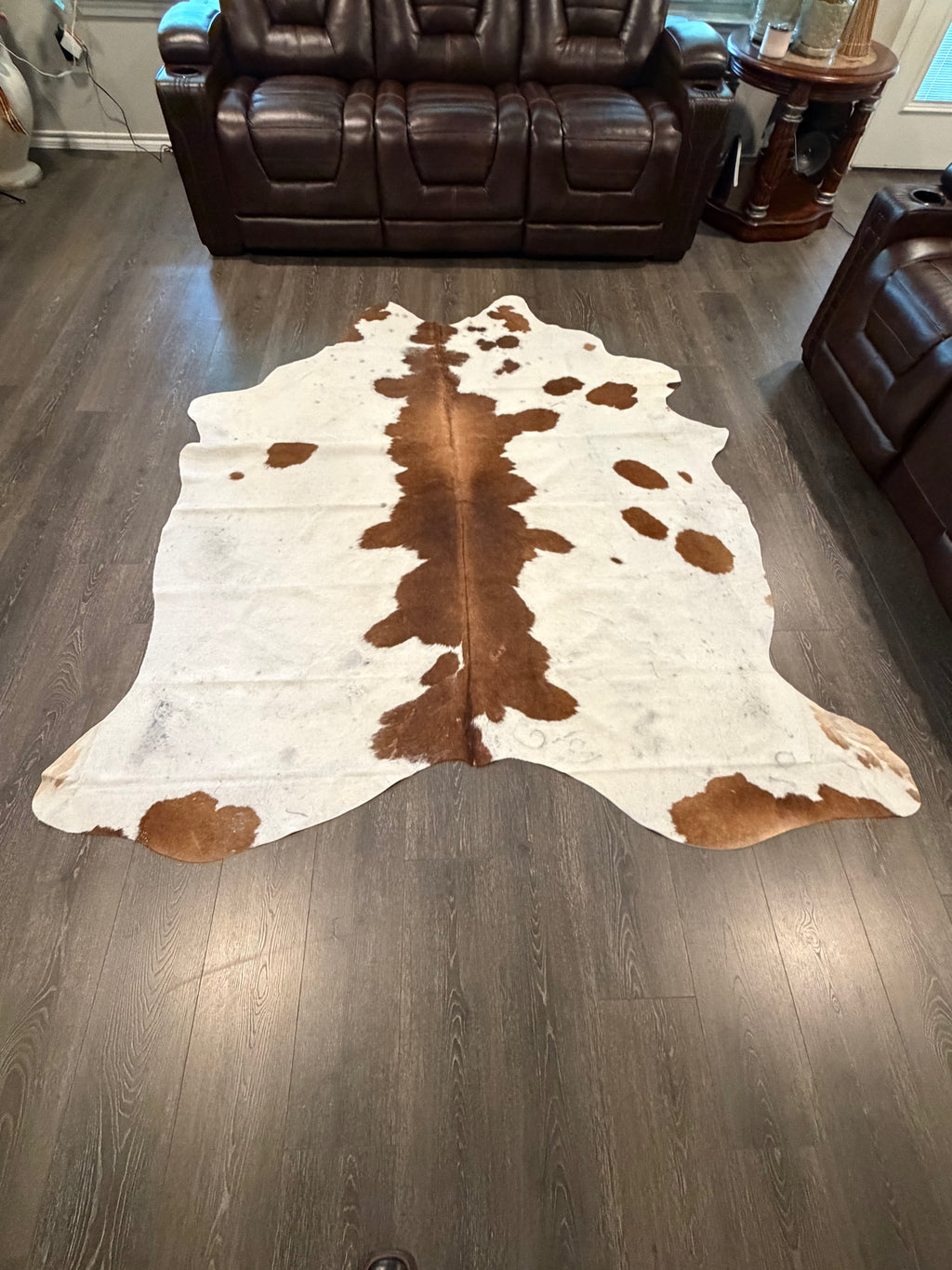 #1 Western Cowhide Rug – Real Leather Accent Rug