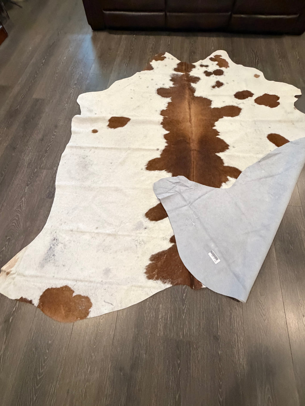 #1 Western Cowhide Rug – Real Leather Accent Rug