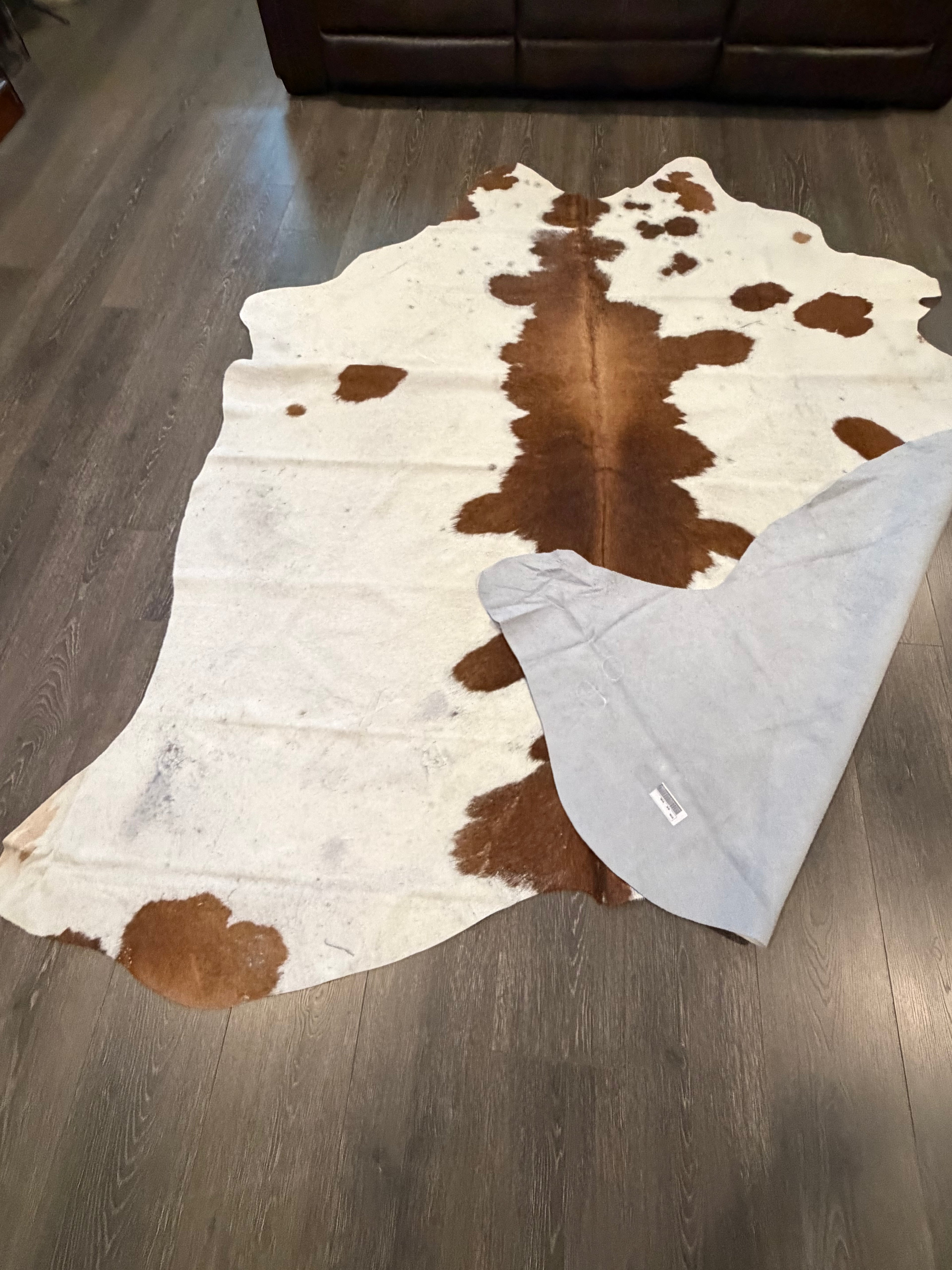#1 Western Cowhide Rug – Real Leather Accent Rug