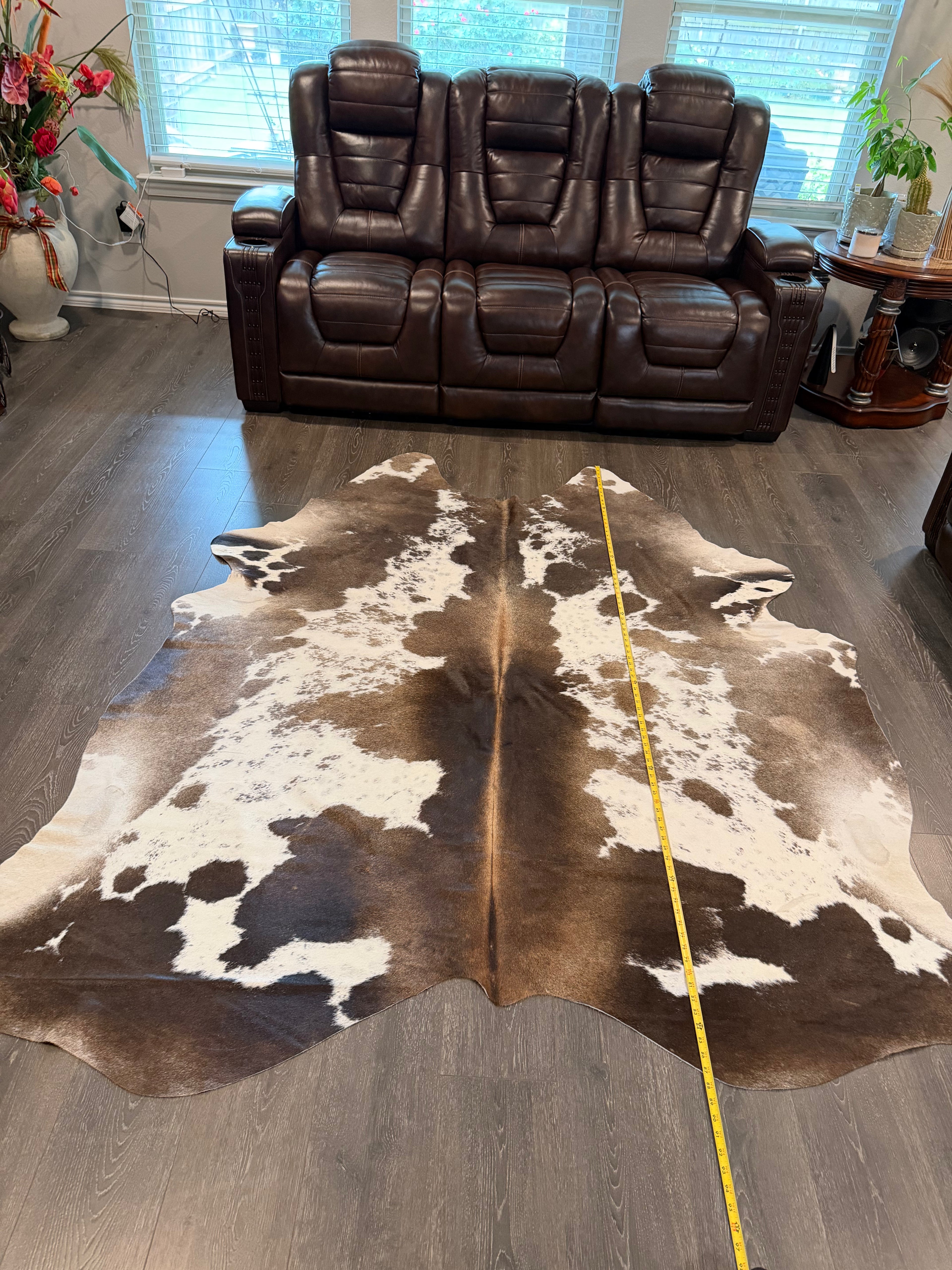 #2 Western Cowhide Rug – Real Leather Accent Rug