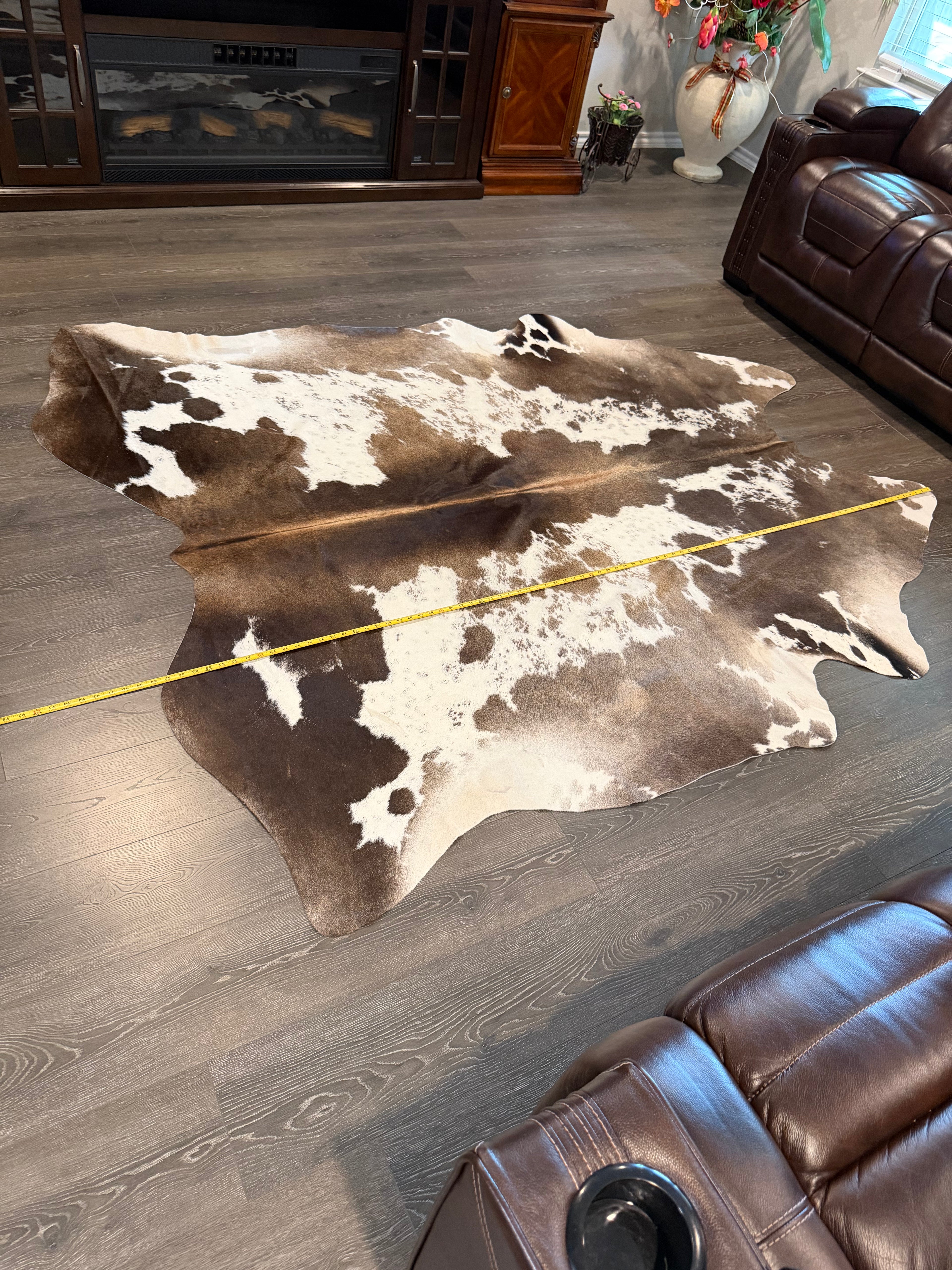 #2 Western Cowhide Rug – Real Leather Accent Rug