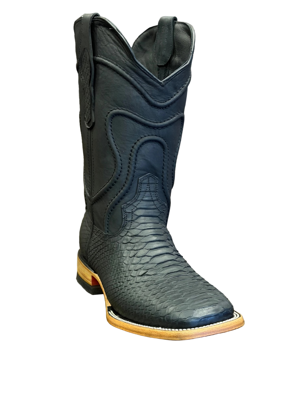 Men's Black Western Cowboy Boots