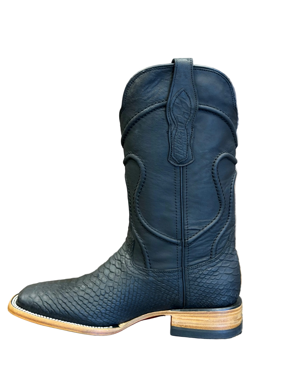 Men's Black Western Cowboy Boots