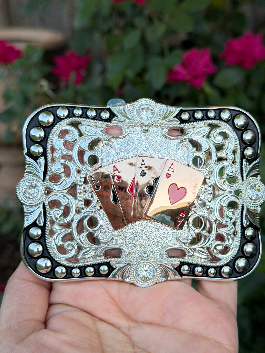 ♠️ Western Playing Cards Belt Buckle ♠️