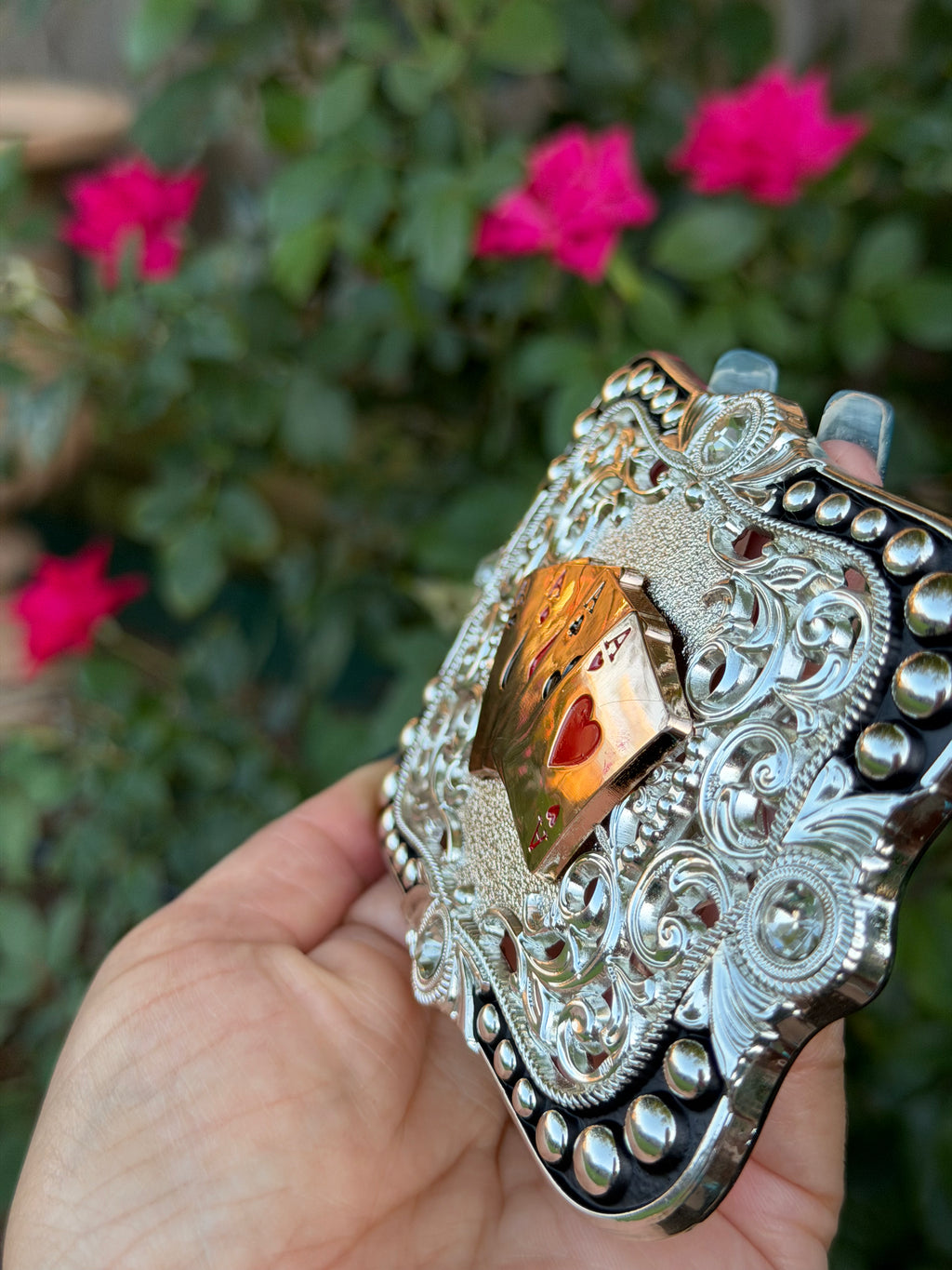 ♠️ Western Playing Cards Belt Buckle ♠️
