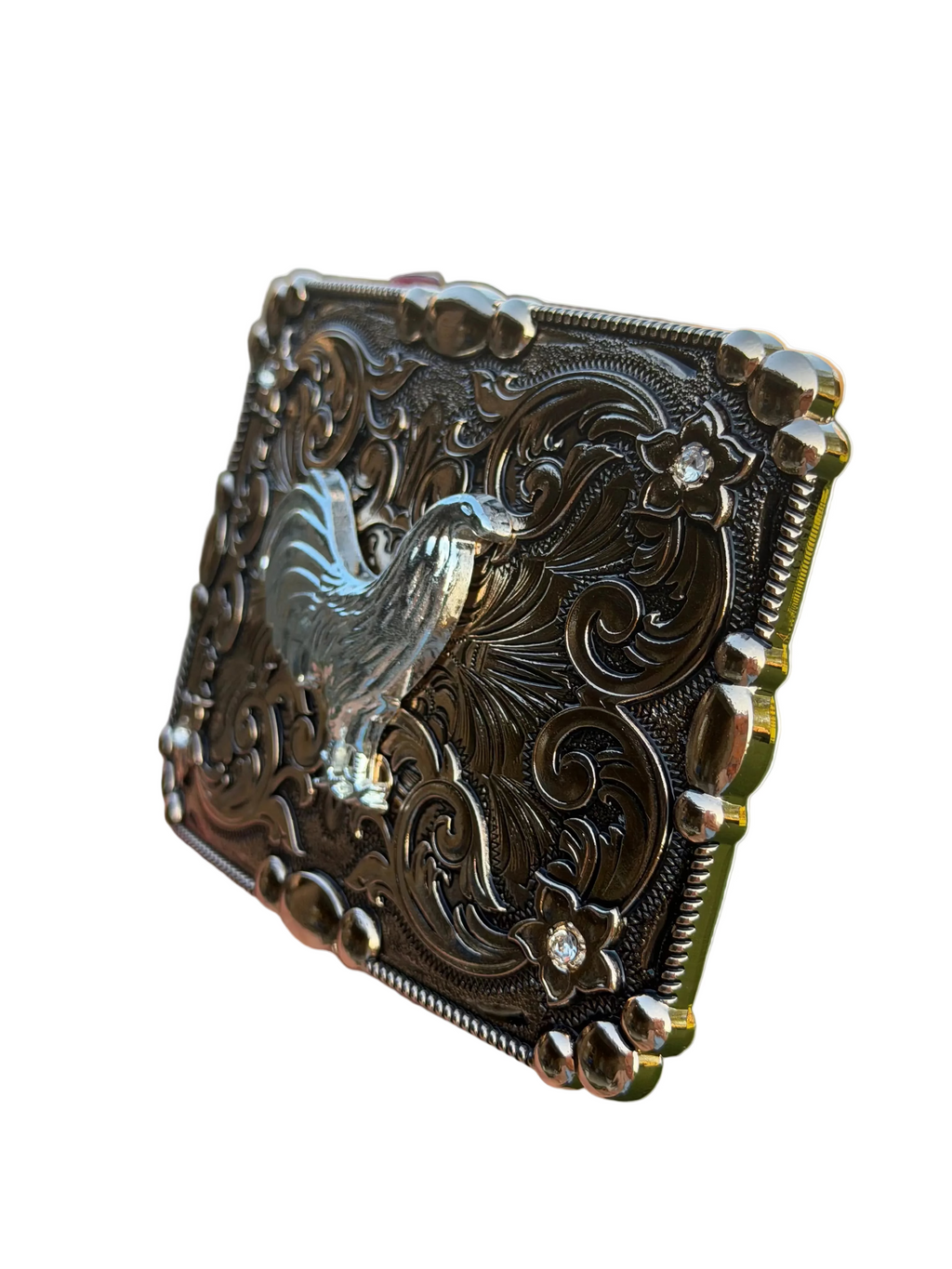 Western Rooster Belt Buckle