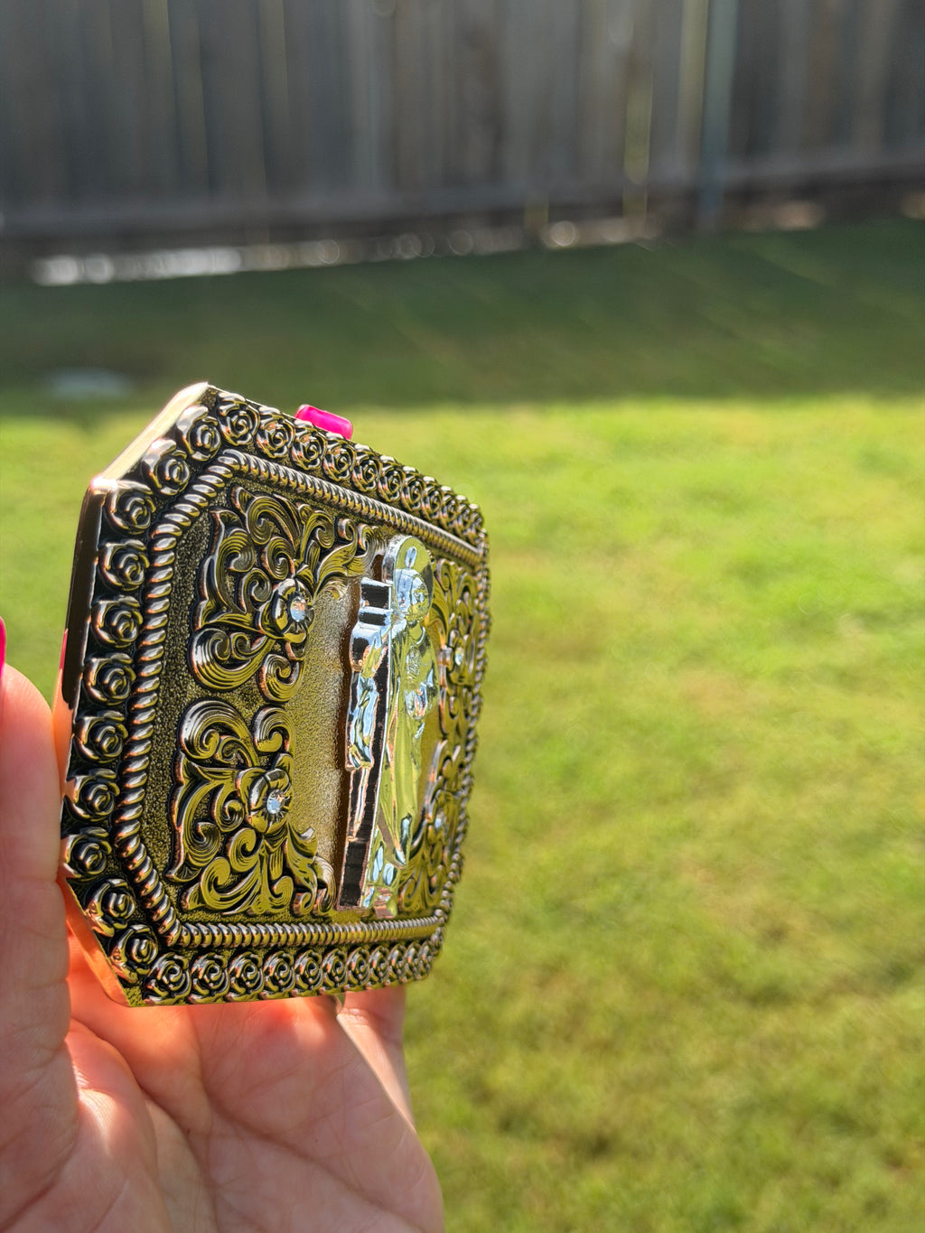St. Jude Western Belt buckle