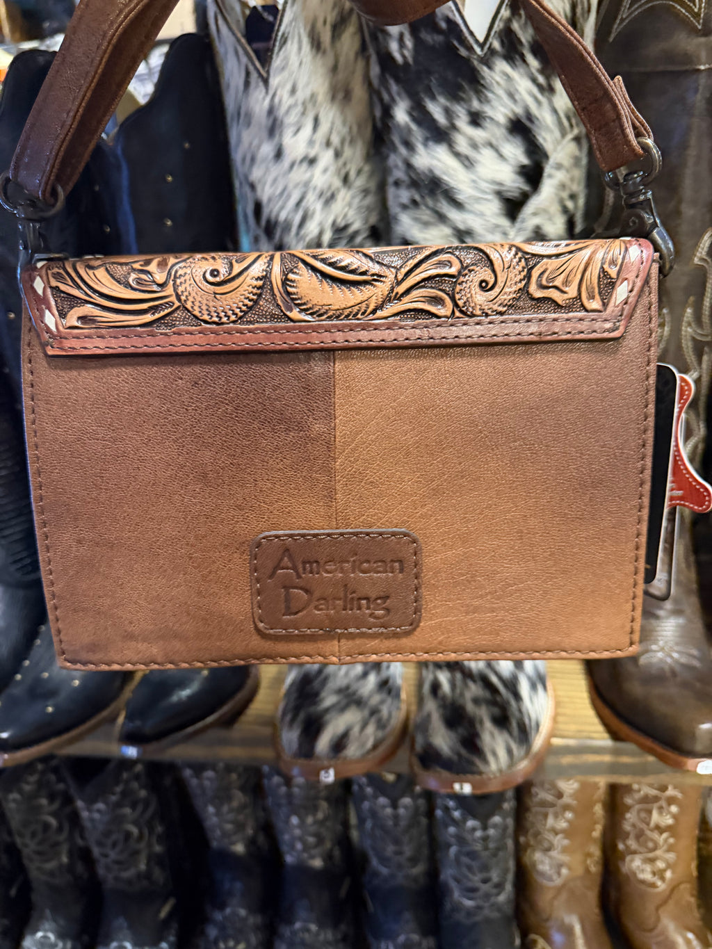 Crossbody Purse Cowhide