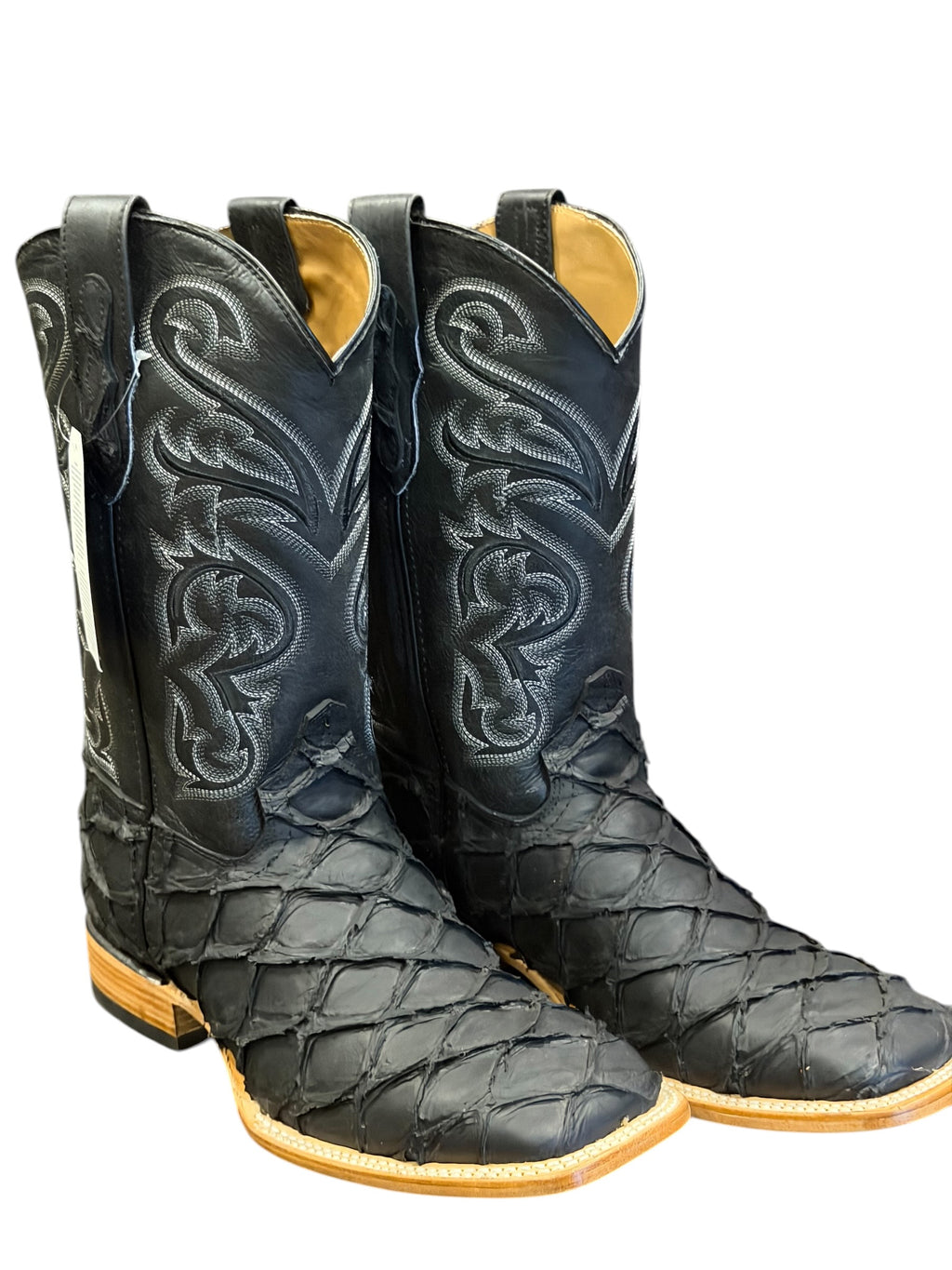 Bota Rodeo Iron Ranch Pescado Negro Print