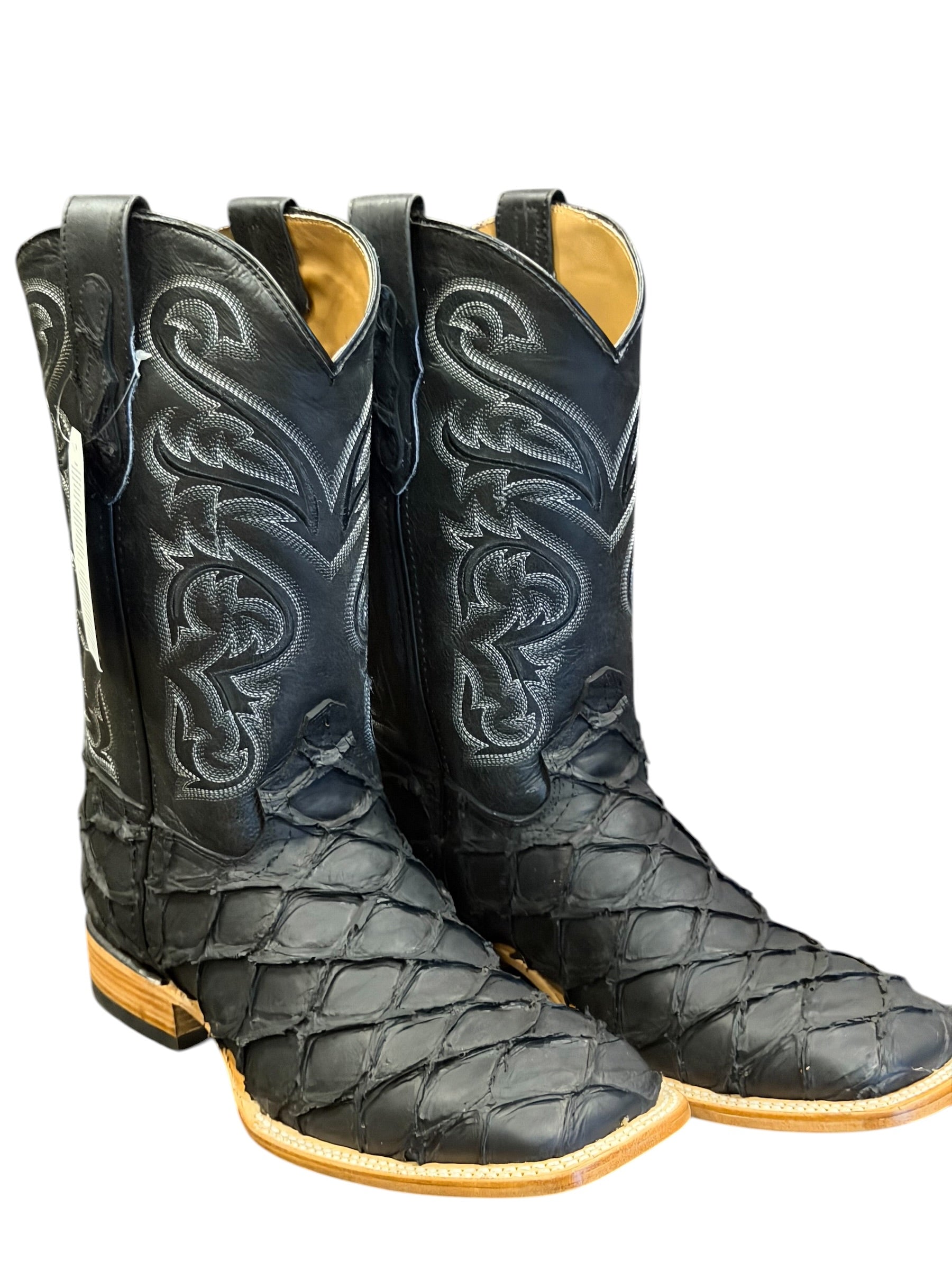 Bota Rodeo Iron Ranch Pescado Negro Print