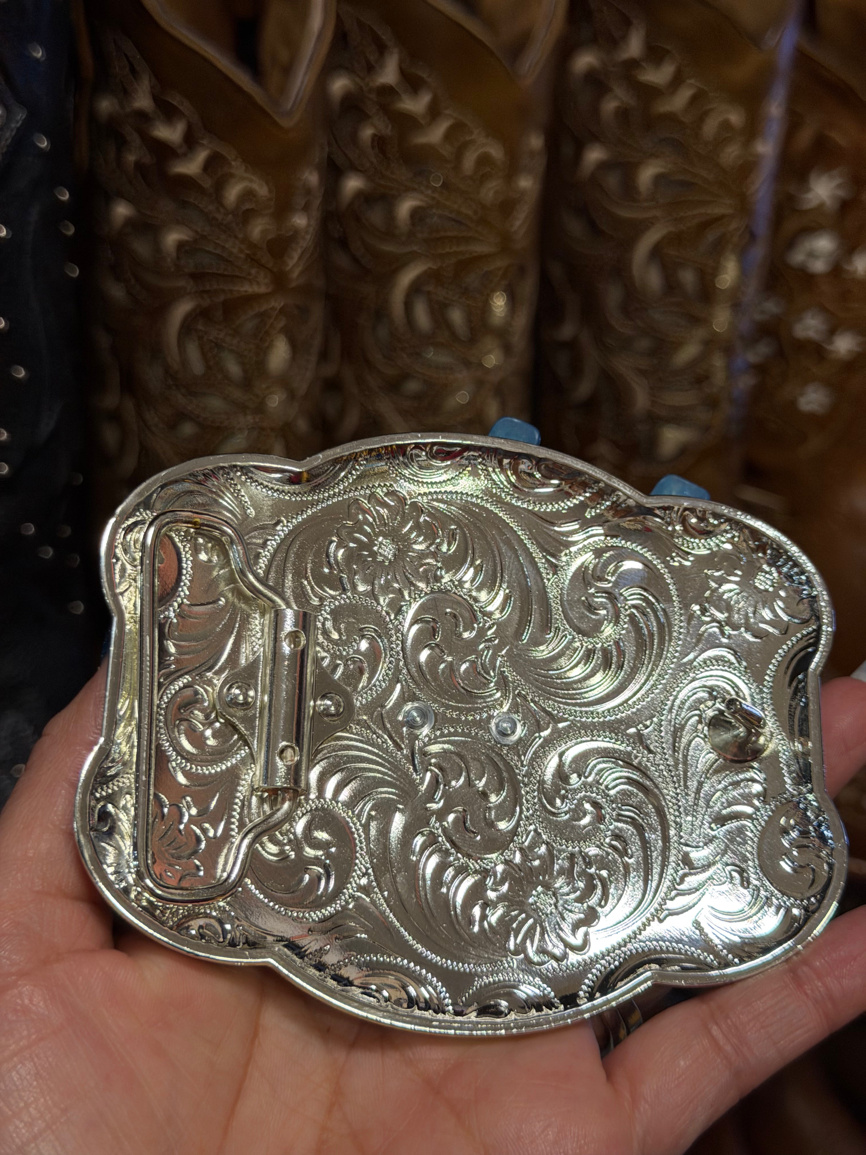 Vintage Western Rooster Belt Buckle for Men &amp; Women | Silver Gold Cowboy Rodeo Buckle
