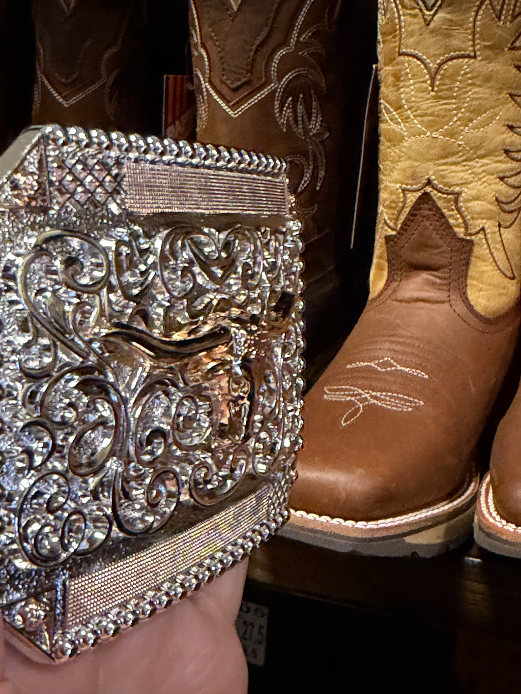 Western Longhorn Belt Buckle for Men &amp; Women | Silver &amp; Gold Cowboy Rodeo Buckle