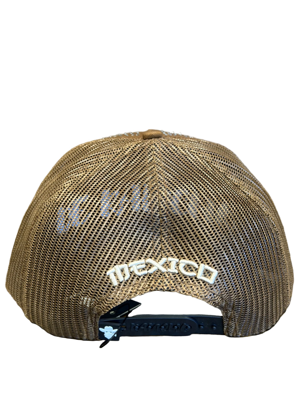 Brown Eagle Rhinestone Trucker Hat – Western Snapback Cap Unisex style