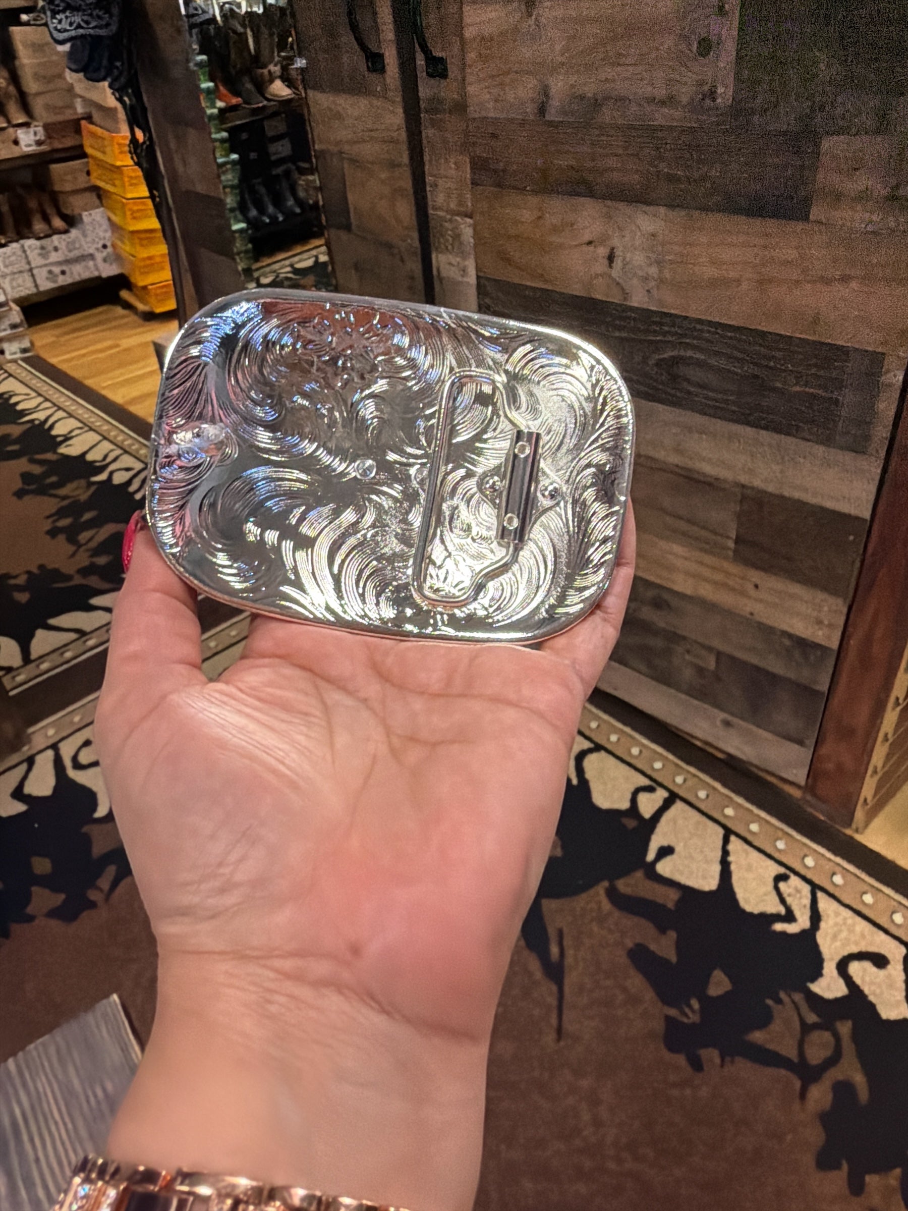 Women  Western Horse Belt Buckle
