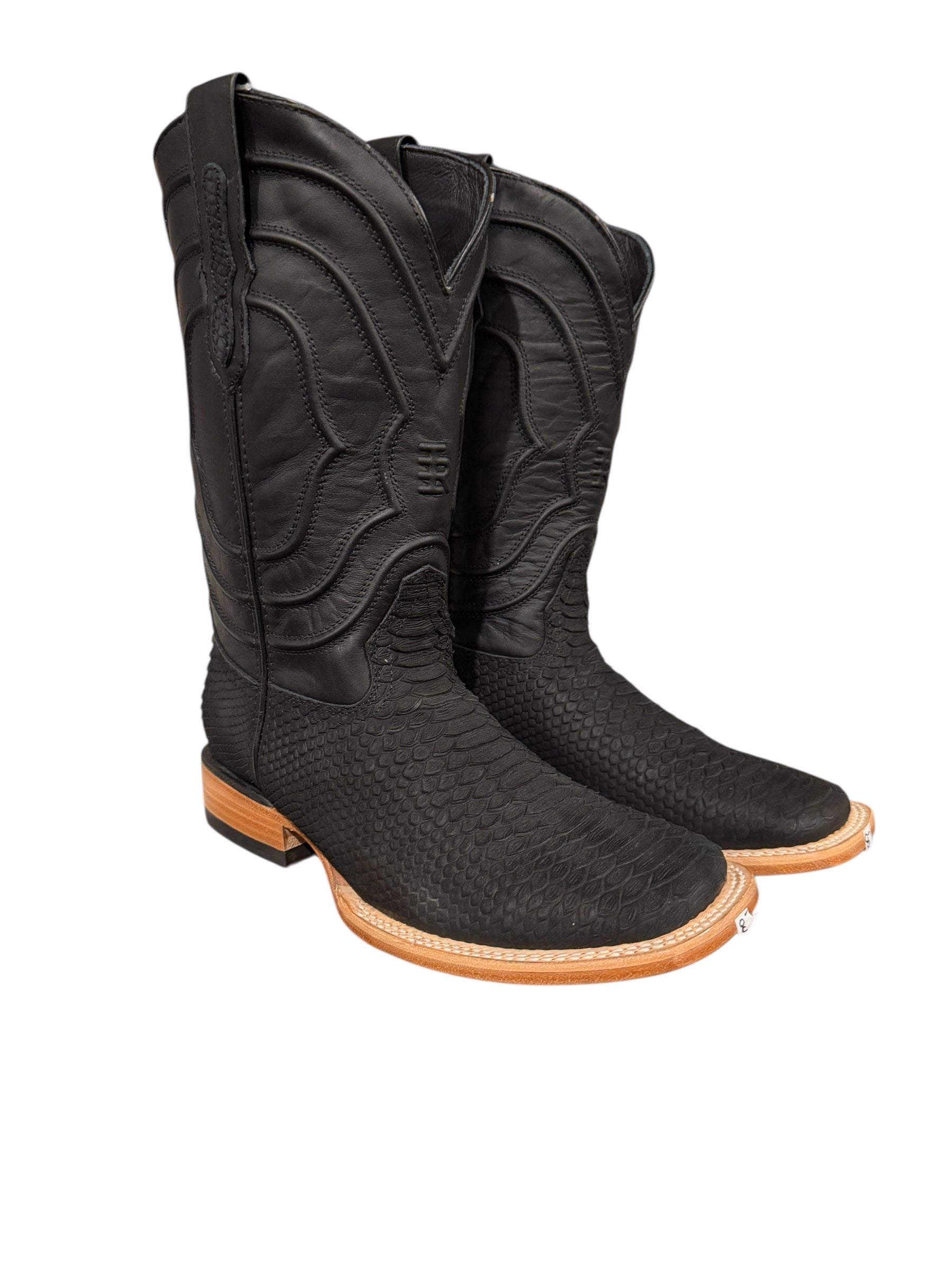 Men’s Black Square Toe Cowboy Boots