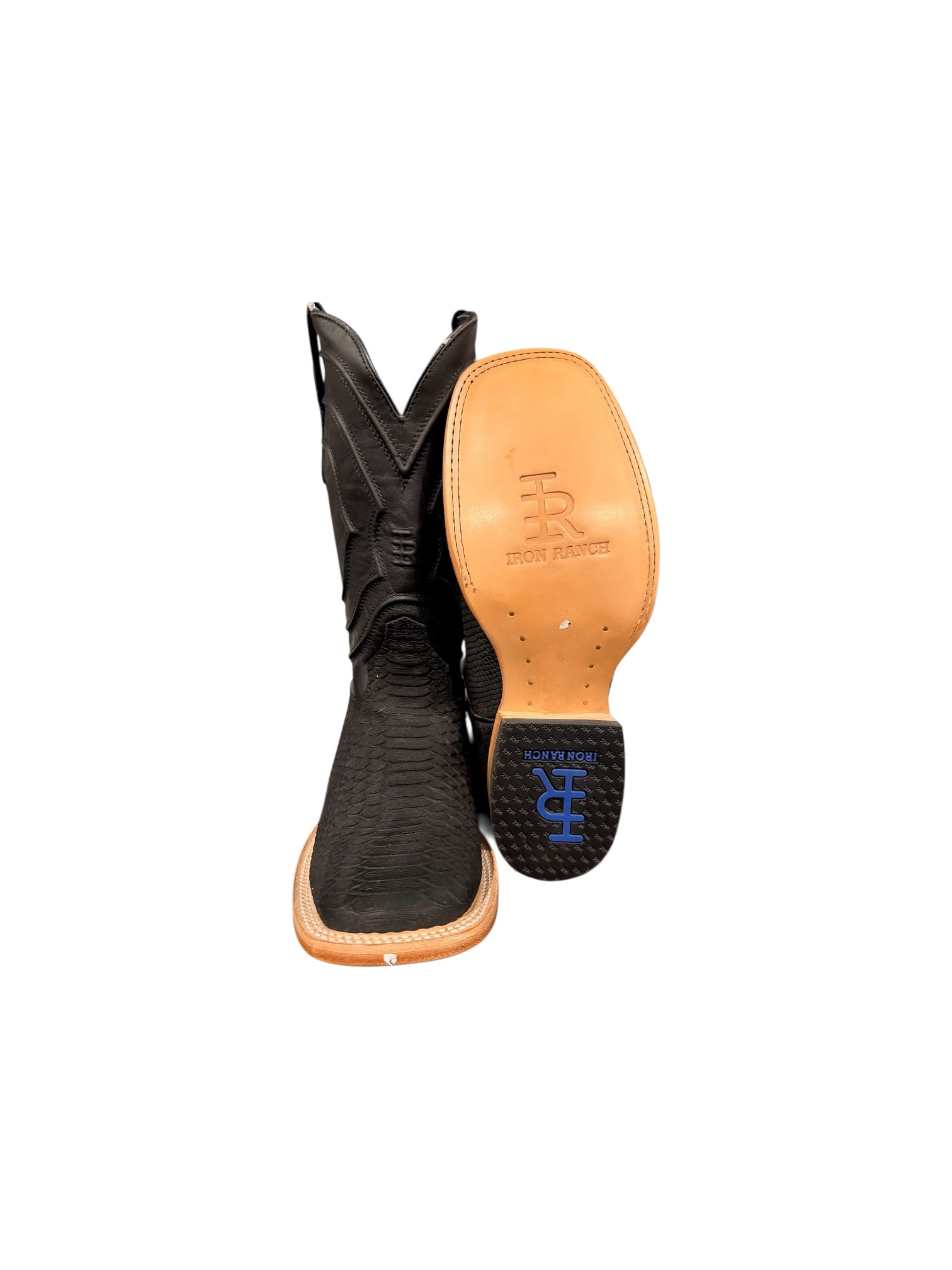 Men’s Black Square Toe Cowboy Boots