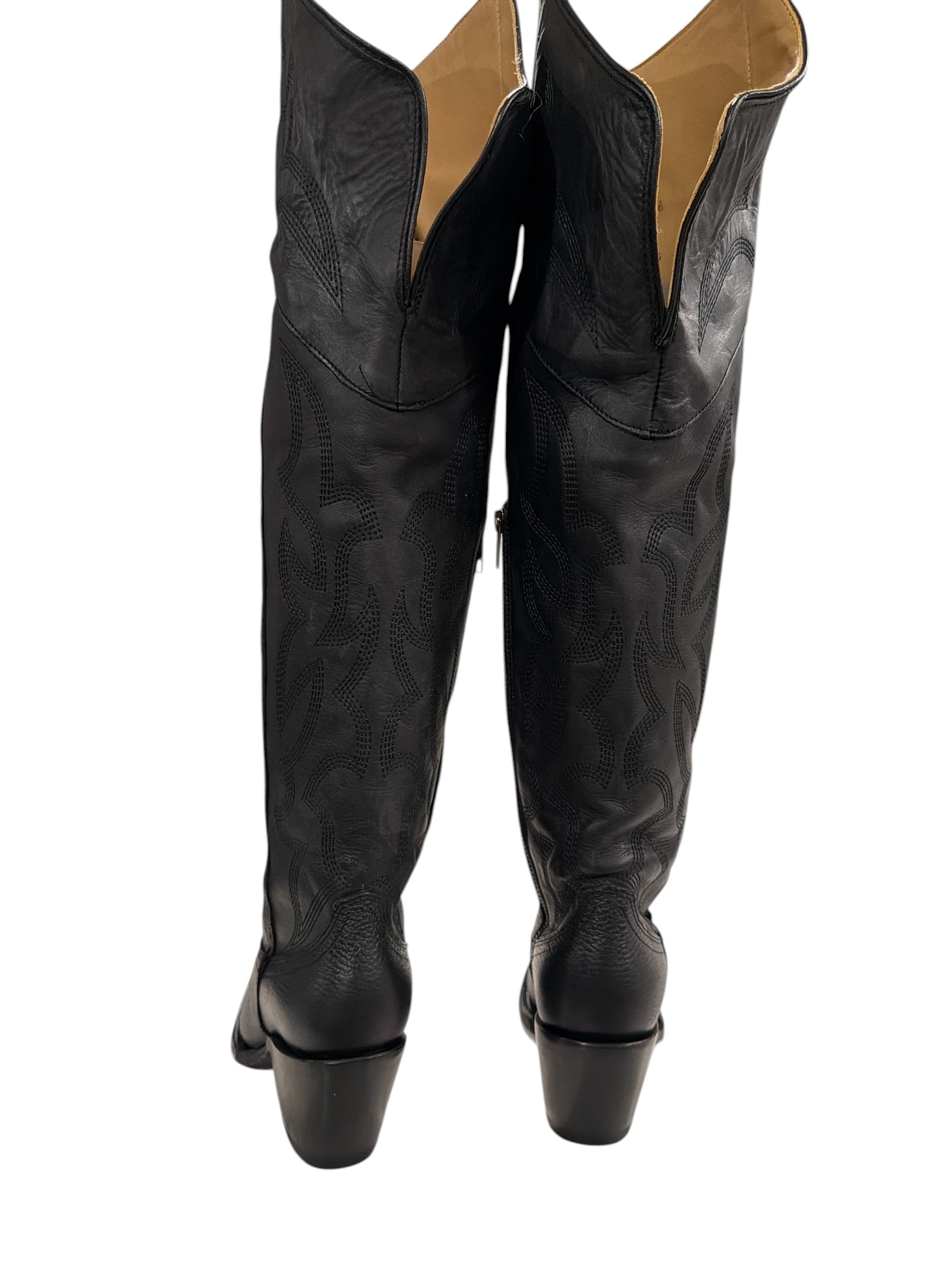 Reyme Boots For Women Black and Over the Knee