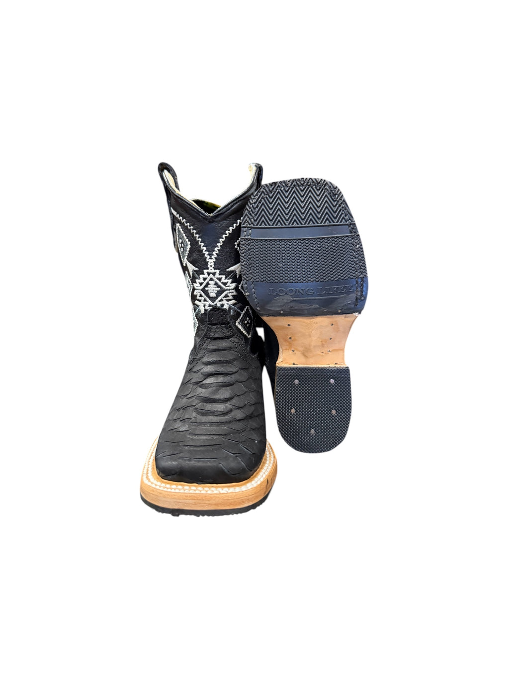 Agave Kids Boots Print  Black