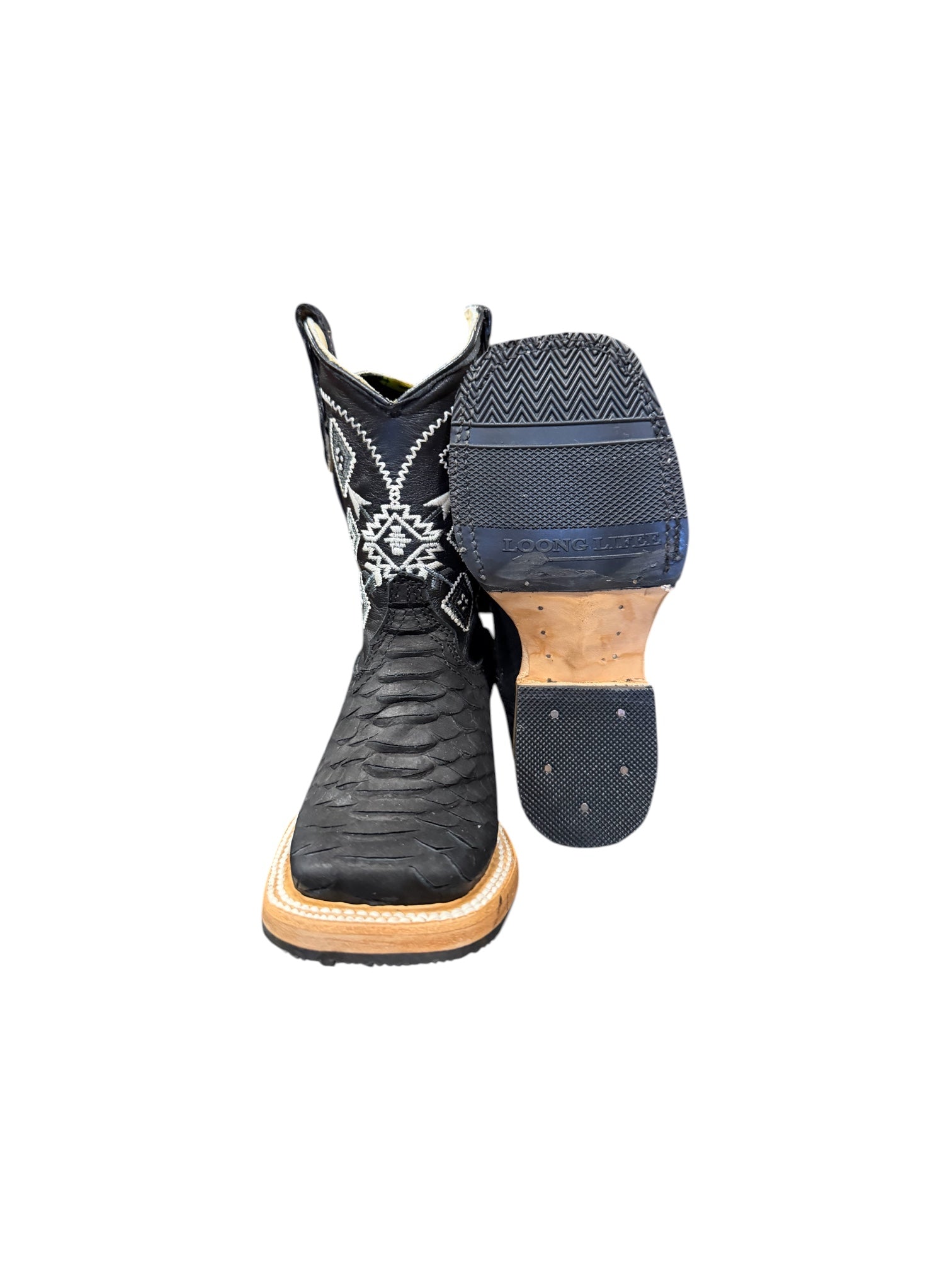 Agave Kids Boots Print  Black
