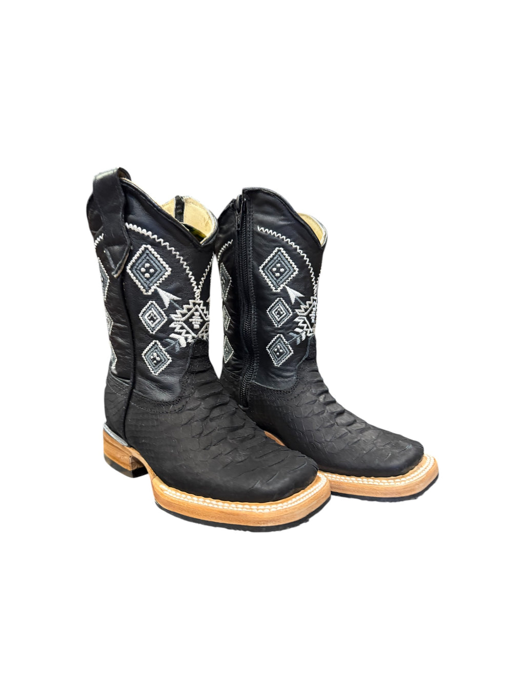 Agave Kids Boots Print  Black