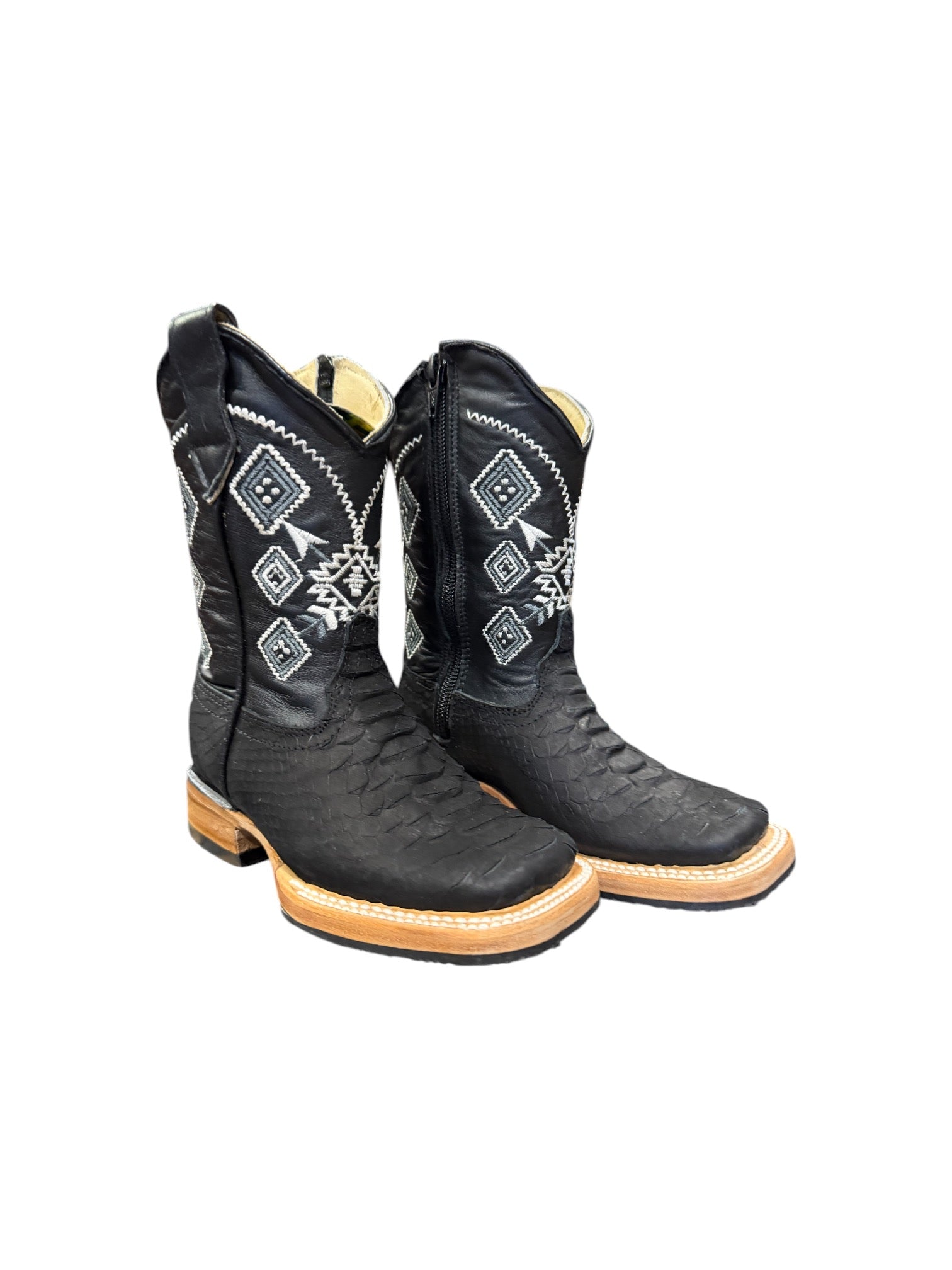 Agave Kids Boots Print  Black